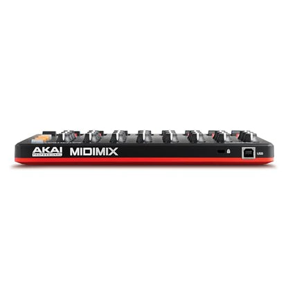 AKAI Professional MIDImix - USB MIDI Controller Mixer with Assignable Faders & Master Fader, 24 Knobs and 16 Buttons, 1 to 1 Mapping With Ableton Live