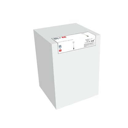 GLOBE Electric Novogratz x Harrington 65" Floor Lamp, 2-Tone Faux Wood Base, White Fabric Shade, Socket Rotary Switch 67225