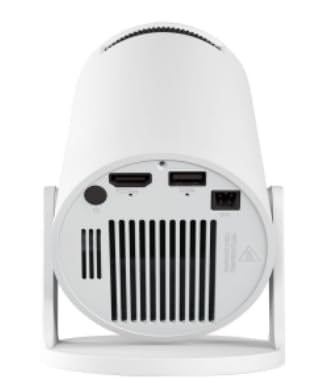 Mini Portable Projector 4K WiFi 6 BT 5.2 Upgraded Portable Projector Full HD Supported for Phone /PC /TV /HDMI /PS5 /Laptop Auto Keystone Home Theater 180° Rotation [Built-in App]