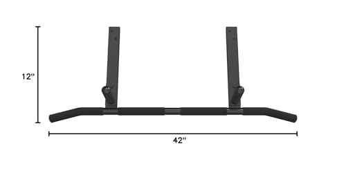 Joist Mount Pull Up Bar with Extra Hardware and Mounting Template for Easy Install to Beam or Rafter by Ultimate Body Press