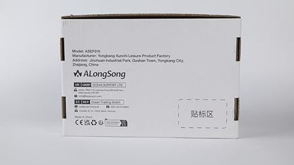 Pilates Bar Kit with Back Expander & Foam Roller, ALongSong Gym Bar Kit with 6 Latex Elastic Resistance Bands, Portable Home Workout Exercise Equipment for Home Full-Body Workouts