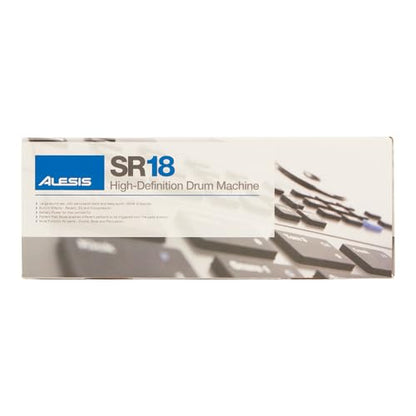 Alesis SR-18 - Studio-Grade Standalone Drum Machine With On-Board Sound Library, Performance Driven I/O and In-Built Effects / Processors
