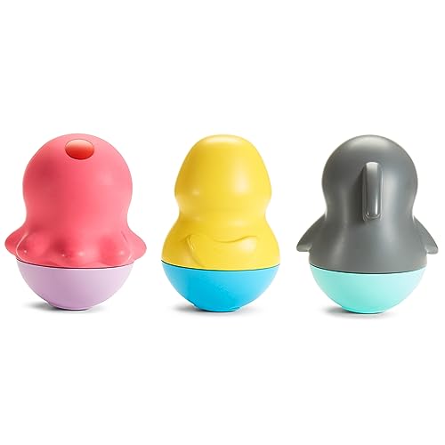 Munchkin® Bath Bobbers Mold Free Baby and Toddler Bath Toy, 6+ Months, Dolphin/Walrus/Octopus