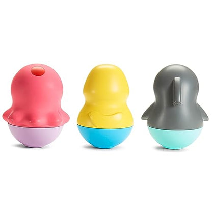 Munchkin® Bath Bobbers Mold Free Baby and Toddler Bath Toy, 6+ Months, Dolphin/Walrus/Octopus