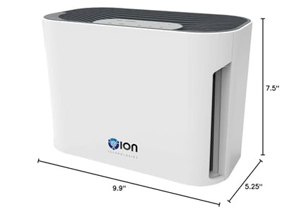 OION 4-in-1 True HEPA Air Purifier 3 Speeds Plus UV-C Sanitizer (White)