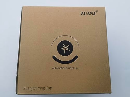 FOXNSK Self Stirring Coffee Mug 12.2 oz, Electric Mixing Cup with Magnetic Stirrer & Anti-Sedimentation, Rechargeable Travel Mug for Coffee, Milk, Hot Cocoa (Pink)