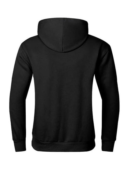 JMIERR Men's Sweatshirt Mens Fall Vintage Drawstring Hoodies Sweatshirts for Men Long Sleeve Hooded Pullover with Pockets Collar Fleece Casual Basic Simple Winter Shirts Sweater, US50(2XL), Black