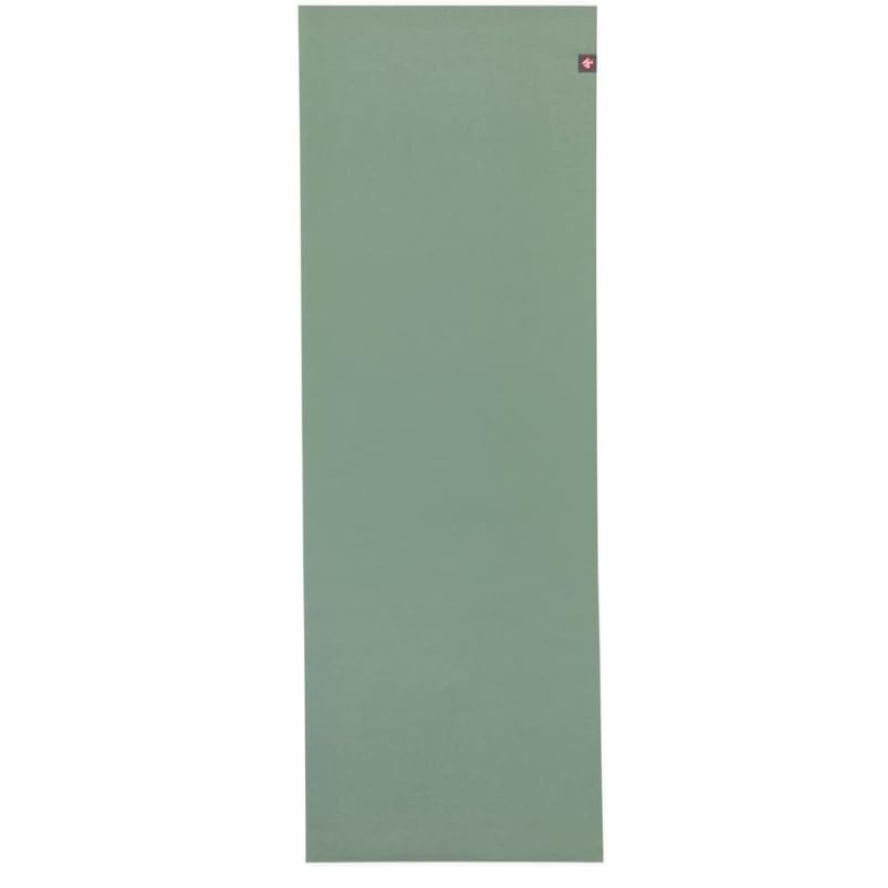 Manduka eKO Superlite Yoga Mat for Travel - Lightweight, Easy to Roll and Fold, Durable, Non Slip Grip, 1.5mm Thick, Leaf Green, 71" x 24"