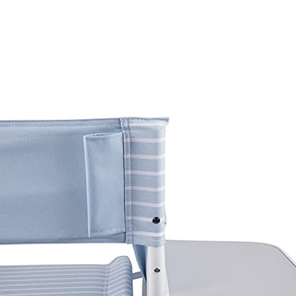 PICNIC TIME ONIVA - Outdoor Directors Chair with Side Table - Beach Chair for Adults - Camping Chair with Table