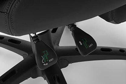 RESPAWN 110 Pro Gaming Chair - Gaming Chair with Footrest, Reclining Gaming Chair, Video Gaming Computer Desk Chair, Adjustable Desk Chair, Gaming Chairs For Adults With Headrest Pillow - Grey