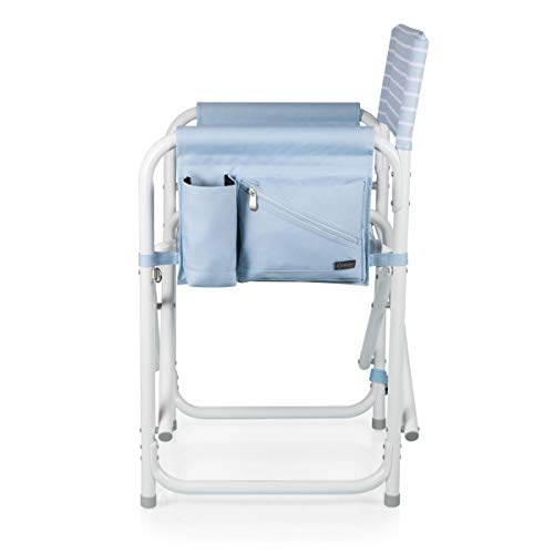 PICNIC TIME ONIVA - Outdoor Directors Chair with Side Table - Beach Chair for Adults - Camping Chair with Table