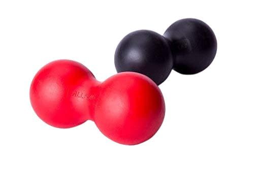 Peanut Massage Ball Roller, Double Lacrosse Ball, Acupoint Myofascial Release Muscle Knot Relaxer Mobility Trigger Point for Physical Therapy Self Deep Tissue Manual Massager Equipment Tool Set