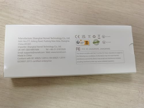 Norwii N95 Bluetooth Presentation Clicker with USB-A Receiver, PowerPoint Clicker for Presentation Remote, Rechargeable Wireless Presenter Pointer, Slide Clicker for PC/Laptop/e-Book(Green, BLE&USB-A)