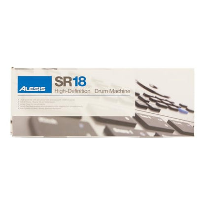 Alesis SR-18 - Studio-Grade Standalone Drum Machine With On-Board Sound Library, Performance Driven I/O and In-Built Effects / Processors