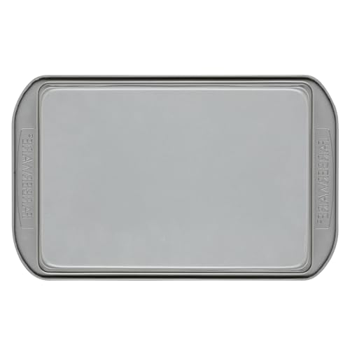 Farberware Nonstick Bakeware Baking Pan / Nonstick Cake Pan, Rectangle - 9 Inch x 13 Inch, Gray