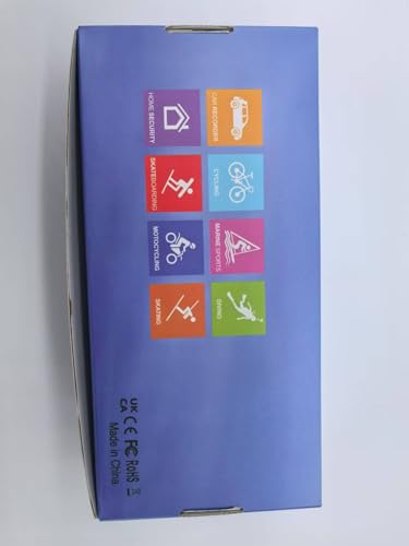 Jadfezy Action Camera FHD 1080P 12MP, 98FT/30M Underwater Waterproof Camera with 2 Batteries, Wide Angle Sports Camera with Accessories Kit Suitable for Helmet, Bicycle, etc.