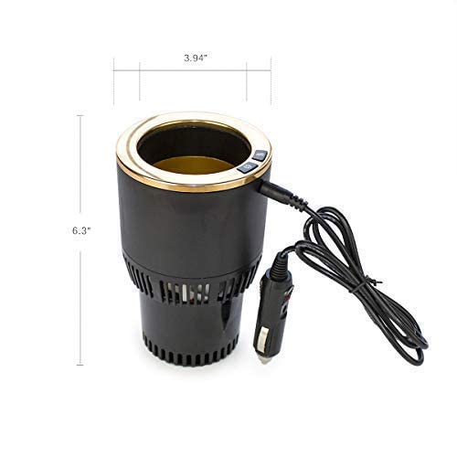Premium 2-in-1 Car Cup Warmer Cooler Smart Car Cup Mug Holder Holiday Seasonal Present | Perfect Car Tumbler Holder for Commuter/Traveler/Road Tripper/Recreation