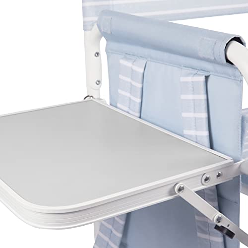 PICNIC TIME ONIVA - Outdoor Directors Chair with Side Table - Beach Chair for Adults - Camping Chair with Table