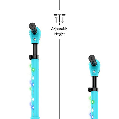 Jetson Scooters - Jupiter Mini 3 Wheel Kick Scooter, Blue, Foldable, Lightweight, Portable