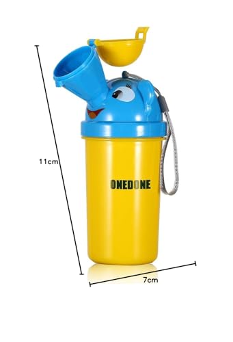 ONEDONE Portable Baby Child Potty Urinal Emergency Toilet for Camping Car Travel and Kid Potty Pee Training (boy)