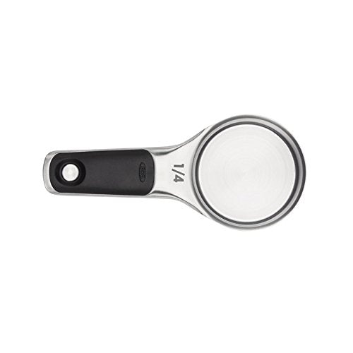 OXO Good Grips Stainless Steel Measuring Cups and Spoons 8-Piece Set, 4 Cups and 4 Spoons