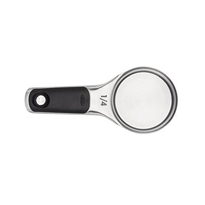 OXO Good Grips Stainless Steel Measuring Cups and Spoons 8-Piece Set, 4 Cups and 4 Spoons