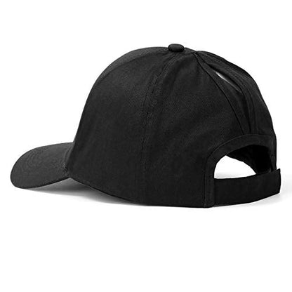 High Ponytail Baseball Hat - Women Messy Bun Hat, Sun Protection Ponycaps Retro Cap