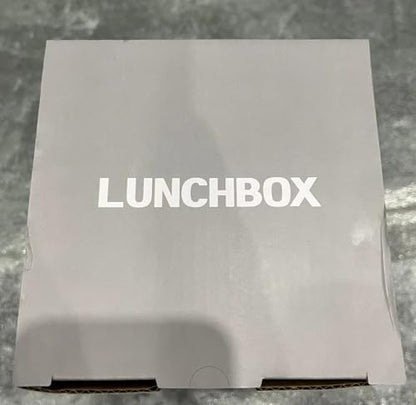 Lille Home Stackable Stainless Steel Thermal Compartment Lunch/Snack Box, 3-Tier Insulated Bento/Food Container with Lunch Bag, Utensils Set and Three Extra Seals, 43OZ (Gray)