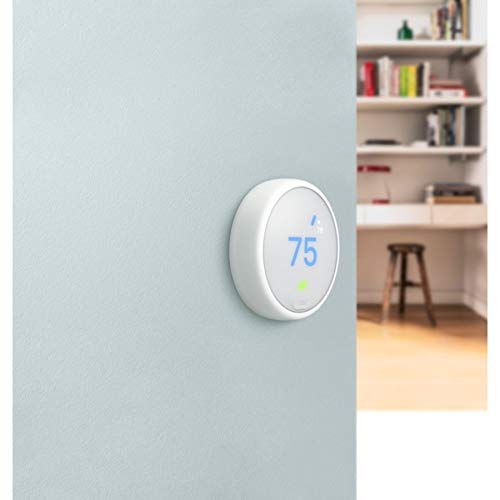 Google Nest Thermostat E - Programmable Smart Thermostat for Home - 3rd Generation Nest Thermostat - Works with Alexa,White