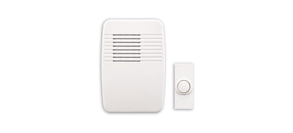 Heath/Zenith SL-7366-02 Wireless Plug-In Door Chime Kit with Molded Plastic Cover, White