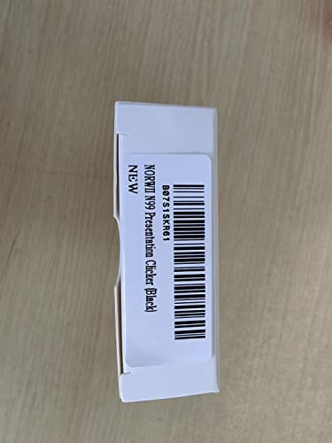 Norwii N99 Air Mouse Presentation Clicker with Pointer, Rechargeable Clicker for PowerPoint presentations, PowerPoint Clicker, Presentation Remote, Wireless Presenter, Handle Mouse - Black