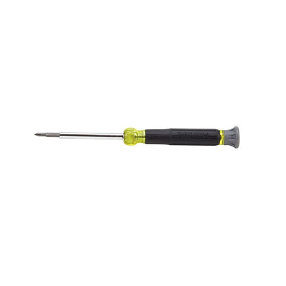 Klein Tools 32581 4-in-1 Electronics Screwdriver Set with 2 Slotted, 2 Phillips Precision Machined Bits, Ideal for Terminal Blocks