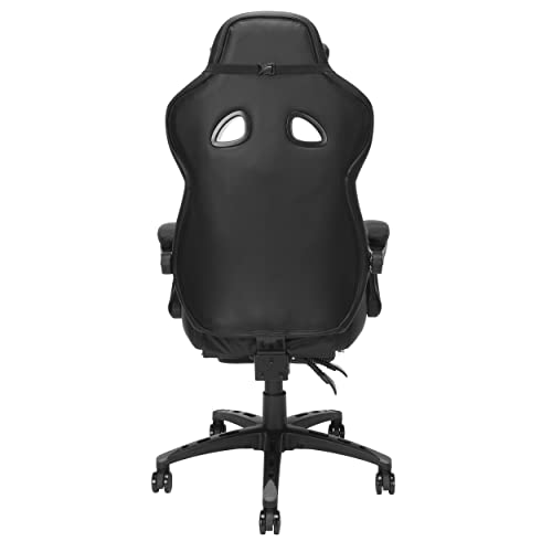 RESPAWN 110 Pro Gaming Chair - Gaming Chair with Footrest, Reclining Gaming Chair, Video Gaming Computer Desk Chair, Adjustable Desk Chair, Gaming Chairs For Adults With Headrest Pillow - Grey