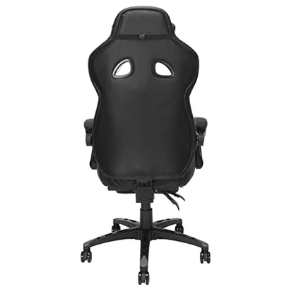 RESPAWN 110 Pro Gaming Chair - Gaming Chair with Footrest, Reclining Gaming Chair, Video Gaming Computer Desk Chair, Adjustable Desk Chair, Gaming Chairs For Adults With Headrest Pillow - Grey