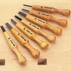 Mikisyo Power Grip Carving Tools, 7 Piece Set (Japan Import)