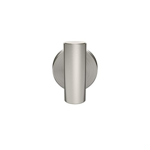 Amerock BH26542SS | Stainless Steel Single Robe Hook | 2-1/4 in. (57 mm) Length Towel Holder | Arrondi | Towel Hook for Bathroom | Bathroom Hardware | Bath Accessories