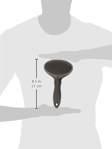 Miracle Care Slicker Brush for Dogs, Pet Hair Brush for Shedding, Removes Loose Undercoat, Ergonomic Handle, Larger Head for Large Dogs