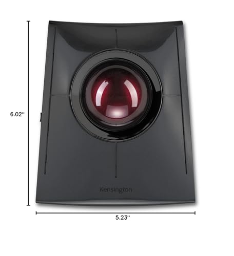 Kensington SlimBlade™ Pro Wireless Trackball, Rechargeable Battery, Bluetooth 2.4GHz Connection Options (K72080WW)