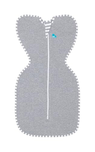 Love to Dream Swaddle UP, Baby Sleep Sack, Self-Soothing Swaddles for Newborns, Improves Sleep, Snug Fit Helps Calm Startle Reflex, New Born Essentials for Baby, Small 8-13lbs, Gray