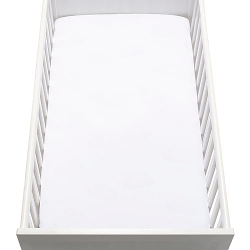 Newton Baby Organic Fitted Crib Sheets (2-Pack) - Ultra Breathable and Soft, 100% Organic Muslin Cotton, Fits All Standard Cribs, White…