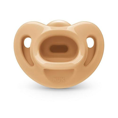 NUK Timeless Comfy Pacifier | 100% Silicone, One-Piece Design | BPA-Free, Gentle on Baby’s Skin | 5-Pack, for 0-6M