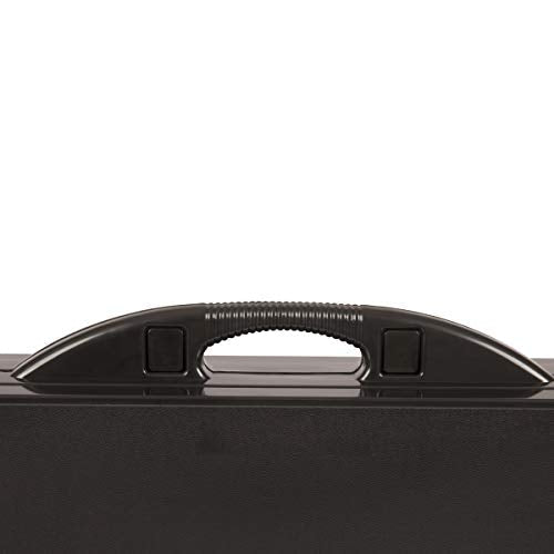 ONIVA - a Picnic Time brand - Folding Picnic Table - Camping Table - Outdoor Table with Umbrella Hole, (Black), 36.2" x 18" x 5.5"