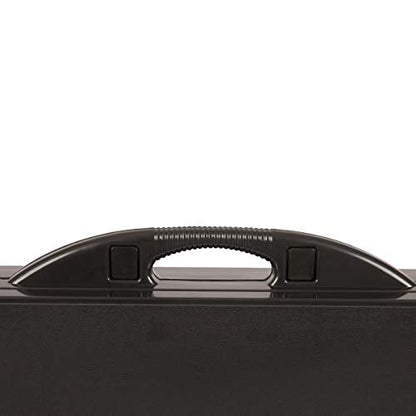 ONIVA - a Picnic Time brand - Folding Picnic Table - Camping Table - Outdoor Table with Umbrella Hole, (Black), 36.2" x 18" x 5.5"