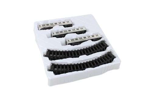 New York MTA New York City 3 Pc. Battery Operated Train Set with Track ,39" X 25",Silver