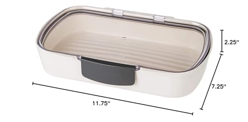 ProKeeper Deli Food Storage Container with Air-Tight Silicone Seal and Dry Erase Compatible Lid