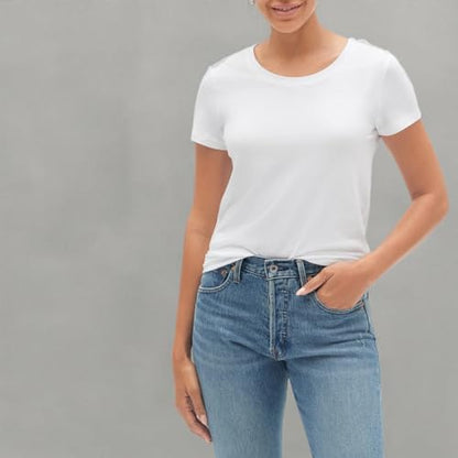 GAP Womens Favorite T-Shirt, Navy Uniform, Medium US