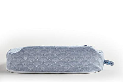 My Brest Friend Original Nursing Pillow Enhanced Ergonomics Essential Breastfeeding Pillow Support For Mom & Baby W/ Convenient Side Pocket, Double Straps & Slipcover, Horizon