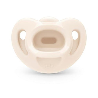 NUK Timeless Comfy Pacifier | 100% Silicone, One-Piece Design | BPA-Free, Gentle on Baby’s Skin | 5-Pack, for 0-6M