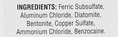 Miracle Care Kwik Stop Styptic Powder For Dogs, Cats and Birds, 0.5 Ounce, Fast Acting Blood Stop Powder with Pain Relieving Benzocaine