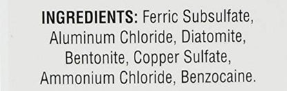 Miracle Care Kwik Stop Styptic Powder For Dogs, Cats and Birds, 0.5 Ounce, Fast Acting Blood Stop Powder with Pain Relieving Benzocaine